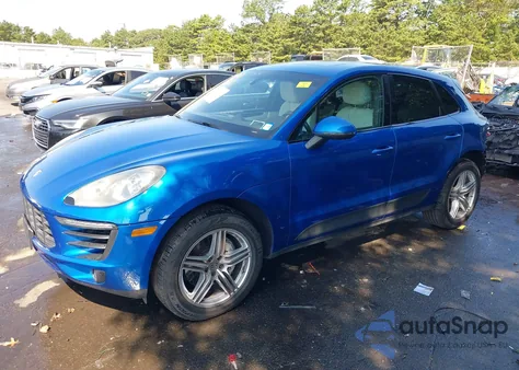2016 Porsche Macan S from USA, damaged, VIN WP1AB2A55GLB55266
